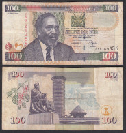 KENIA - KENYA 100 Shillings Banknote 2006 Pick 448b  F (4)    (28918 - Autres - Afrique