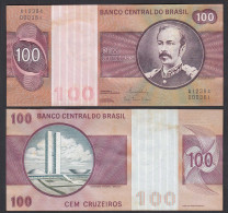 Brasilien - Brazil 100 Cruzados Banknote (1981) Pick 195 Ab XF (2) Sig.20 (29134 - Altri – America