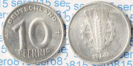 DDR 10 Pfennig 1948 A Kursmünze Jäger 1503     (n991 - 10 Pfennig