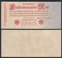 Ros 91a - 500-tausend Mark 1923 Pick 92 Serie B VF (3)     (30333 - Other & Unclassified