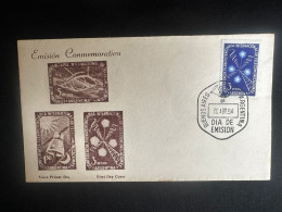 C) 1954. ARGENTINA. FDC. COMMEMORATION OF TELECOMMUNICATION. XF - Argentinien