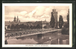 AK Heilbronn, Steg Mit Götzenturm  - Heilbronn