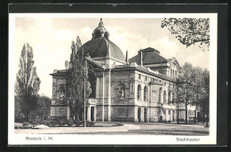 AK Rostock I. M., Partie Am Stadttheater  - Théâtre