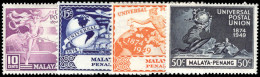 Penang 1949 UPU Lightly Mounted Mint. - Penang