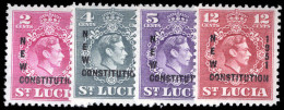 St Lucia 1951 New Constitution Lightly Mounted Mint. - Ste Lucie (...-1978)