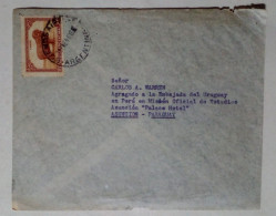 Argentine - Enveloppe Circulée Avec Timbre Thème Mouton (1946) - Used Stamps