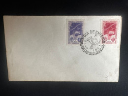 C) 1947. ARGENTINA. FDC. DOUBLE STAMP OF THE FIRST ANTARCTIC MAIL. XF - Argentinien