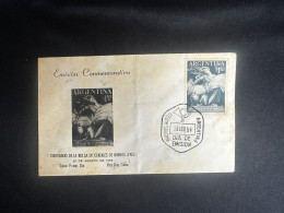 C) 1954. ARGENTINA. FDC. CENTENARY OF THE BUENOS AIRES GRAIN EXCHANGE. XF - Argentine