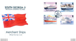 South Georgia. 2 FDC Anno 2004. - Falklandinseln