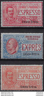 1907-21 Eritrea Espressi 3v. MNH Sassone N. 1/3 - Sonstige & Ohne Zuordnung