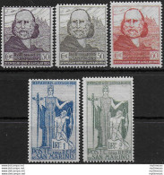 1924 San Marino Garibaldi 5v. MNH Sassone N. 98/102 - Andere & Zonder Classificatie