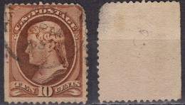 1873 10 Cents Thomas Jefferson, Used (Scott #161) - Used Stamps