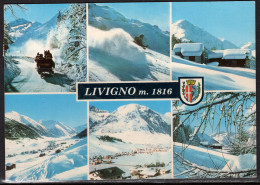 Italy, Livigno, Multi-view, Mailed 1985 To USA - Sondrio