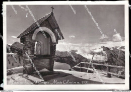 O925 Cartolina Bardonecchia Madonnina Monte Colomion Torino Vedi Retro - Andere & Zonder Classificatie