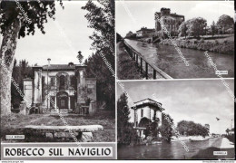 O920 Cartolina Rebecco Sul Naviglio Provincia Di Milano  Vedi Retro - Milano (Mailand)