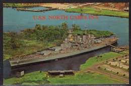 USS North Carolina WWII Battleship, Unused - Guerra 1939-45