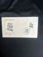 C) 1982. ARGENTINA. FDC. DRAWING OF ARGENTINE FLOWERS. XF - Argentina