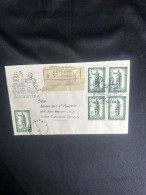 C) 1961. ARGENTINA. FIRST INTERNAL MAIL. MULTIPLE STAMPS. XF - Argentine