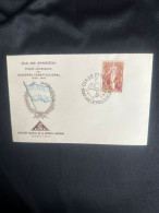 C) 1947. ARGENTINA. FDC. FIRST ANNIVERSARY OF THE CONSTITUTIONAL GOVERNMENT. XF - Argentina