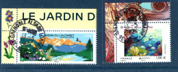 France 2024.Jardin Du Lautaret & Faune Sous Marine. Cachet. Rond Gomme D'origine - Used Stamps