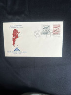 C) 1946. ARGENTINA. FDC. ARGENTINE ATLAS AT THE SERVICE OF THE COUNTRY. DOUBLE STAMP. XF - Argentina
