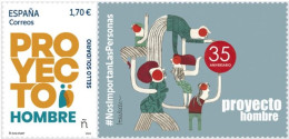 ESPAGNE SPANIEN SPAIN ESPAÑA 2024 SOLIDARITY STAMP: MAN PROJECT SELLO SOLIDARIO. PROYECTO HOMBRE MNH ED 5750 - Ungebraucht