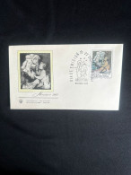 C) 1969. ARGENTINA. FDC. PAINTING IN COMMEMORATION OF CHRISTMAS. XF - Argentina