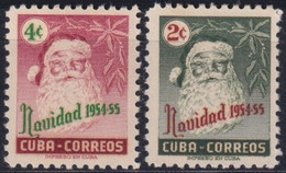 1954-259 CUBA REPUBLICA 1954 MH CHRISTMAS SANTA CLAUS NAVIDAD. - Ungebraucht