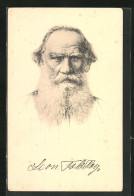 AK Portrait Des Schriftstellers Graf Leo Tolstoi  - Writers