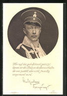 AK Kronprinz Wilhelm Von Preussen In Uniform  - Royal Families