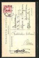 AK Segovia, Mit Autograph Von Maria Del Pilar  - Other & Unclassified
