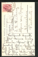 AK Madrid, Mit Autograph Von Maria Del Pilar  - Autres & Non Classés