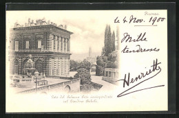 AK Firenze, Mit Autograph Von Prinzessin Henriette Von Belgien  - Autres & Non Classés