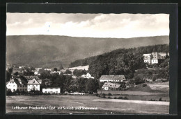 AK Friedenfels / Opf., Gesamtansicht Mit Schloss Und Steinwald  - Other & Unclassified