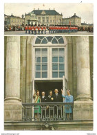 The ROYAL FAMILY Of DENMARK - On The Balcony Of Amalienborg Palace - Copenhagen - - Familias Reales