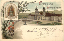 Gruss Aus Einsiedeln - Litho - Einsiedeln