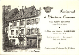 Mulhouse - Restaurant A L Ancienne Couronne - Mulhouse