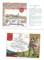 Mézières + Carte Géographique - Turenne # 10-20/22 - Autres & Non Classés