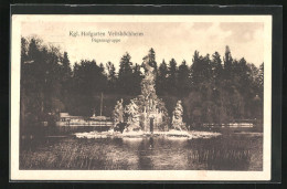 AK Veitshöchheim, Kgl. Hofgarten, Pegasusgruppe  - Other & Unclassified