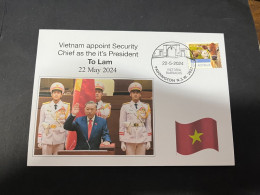 24-5-2024 (6 Z 7) Vietnam Appoint Security Chief To Lam As It's New President  (22-5-2023) With OZ Stamp - Otros & Sin Clasificación