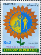 349291 MNH PAKISTAN 1988 DIA DEL LEPROSO - Pakistán