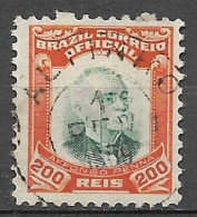 Brasil Brazil 1906 - Selos Oficiais (Official Stamps) Afonso Penna O 05 - Oblitérés