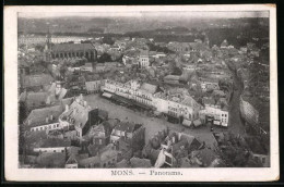 AK Mons, Panorama  - Mons