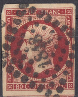 FRANCE - 1859 - Yvert 17B Usato. - 1853-1860 Napoléon III