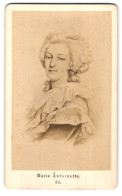 Fotografie Galerie Historique, Paris, Rue Vivienne 101, Portrait Mari Antoinette Im Kleid  - Beroemde Personen