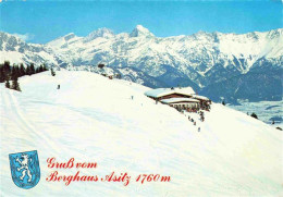 73978341 Leogang_Saalbach-Hinterglemm_AT Berghaus Asitz Winterpanorama Alpen - Sonstige & Ohne Zuordnung