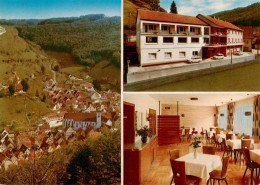 73906834 Wiesensteig Hotel Pension Zur Tuerkei Gastraum Blick Ins Tal - Otros & Sin Clasificación