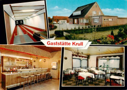 73906771 Warsingsfehn Gaststaette Krull Gastraeume Bar Kegelbahn - Andere & Zonder Classificatie