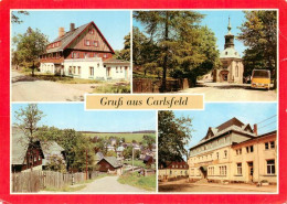 73906720 Carlsfeld Erzgebirge FDGB Erholungsheim Otto Hempel Kirche Teilansicht  - Eibenstock