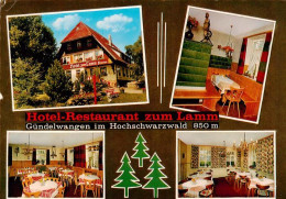 73906702 Guendelwangen Hotel Restaurant Zum Lamm Gastraeume - Bonndorf